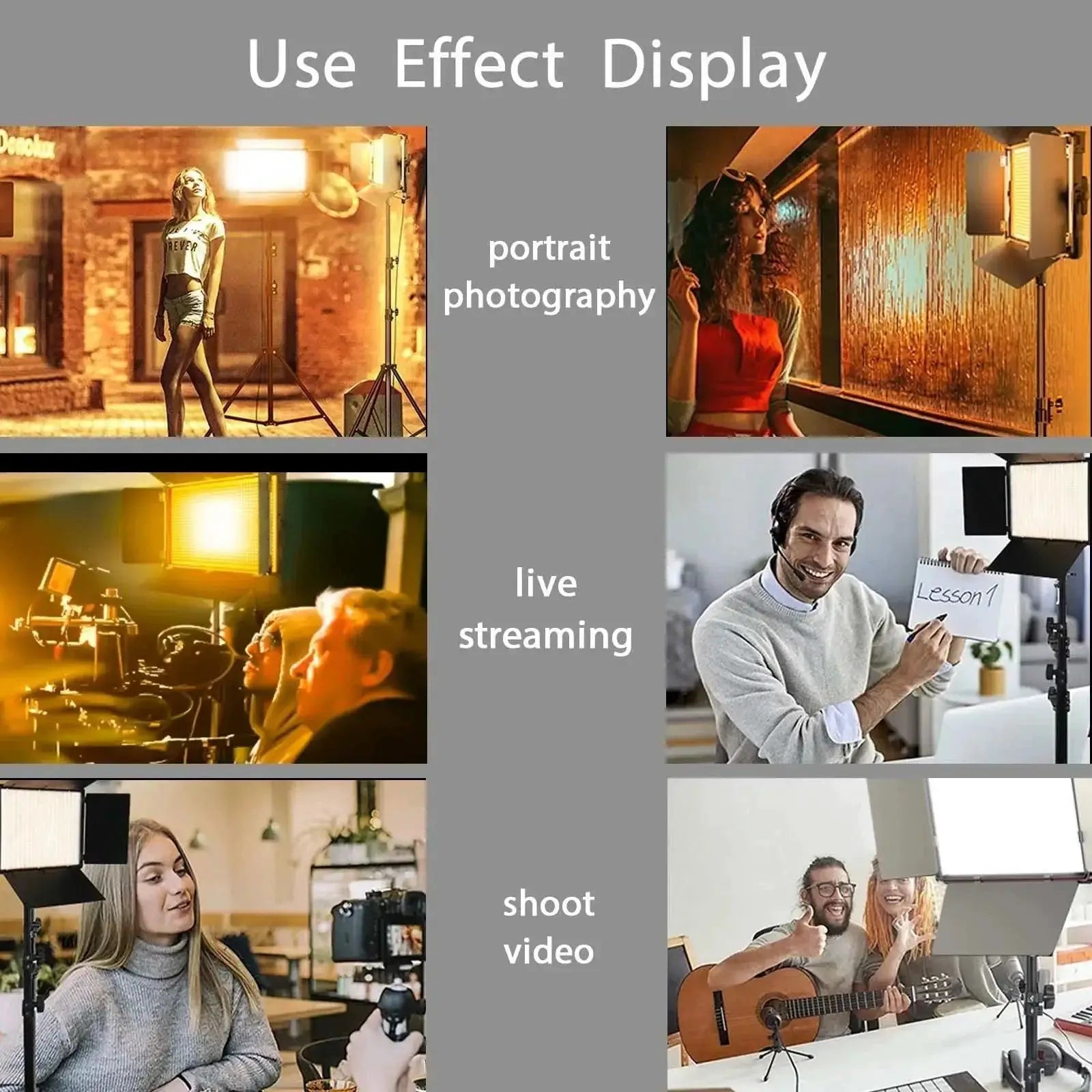 Portable LED Fill Light For Creators YouTube Videos