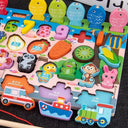 Montessori Math Board for Kids Hands On