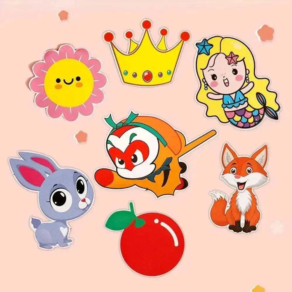 Kids Cartoon Paper Cut Craft Kit For Creative Learning Fun