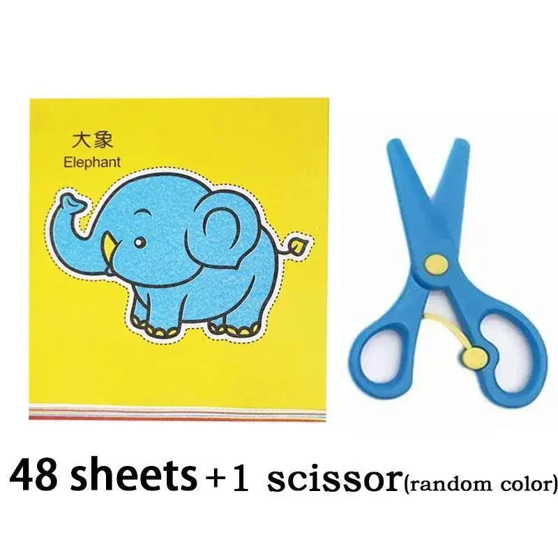 Kids Cartoon Paper Cut Craft Kit For Creative Learning Fun