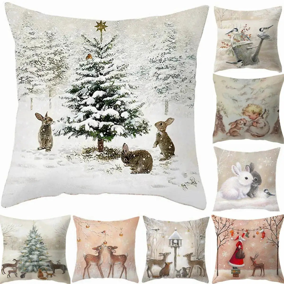 Charming Christmas Cushion Cover For Festive Home Decor