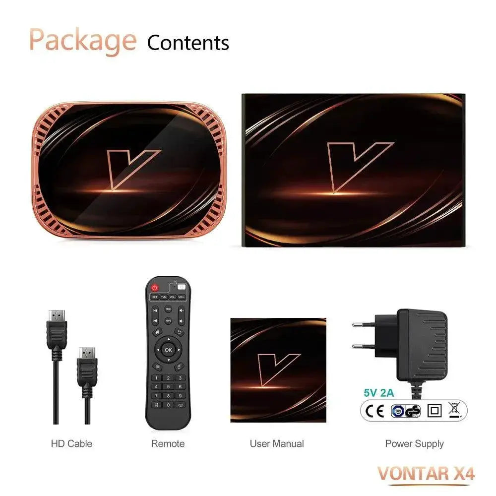 VONTAR X4 Smart TV Box Elevate Home Entertainment Experience