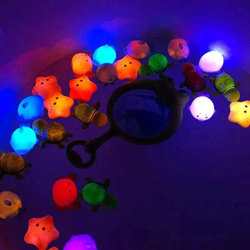 Cute Animals LED Light Up Frogs For Kids Bath Time Toy