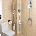 Small Bathroom Wall Organizer with Hooks