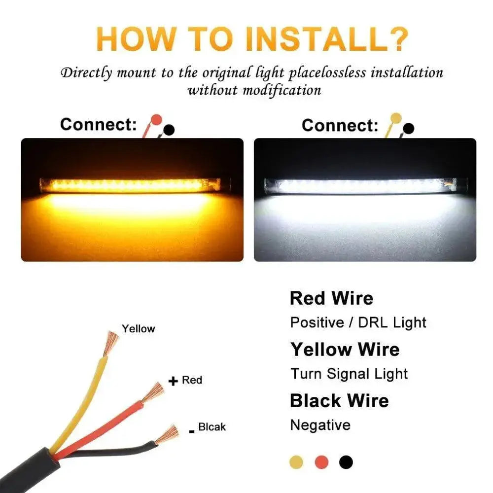 LED Motorcycle Signal Light And DRL Combo For Style Upgrade