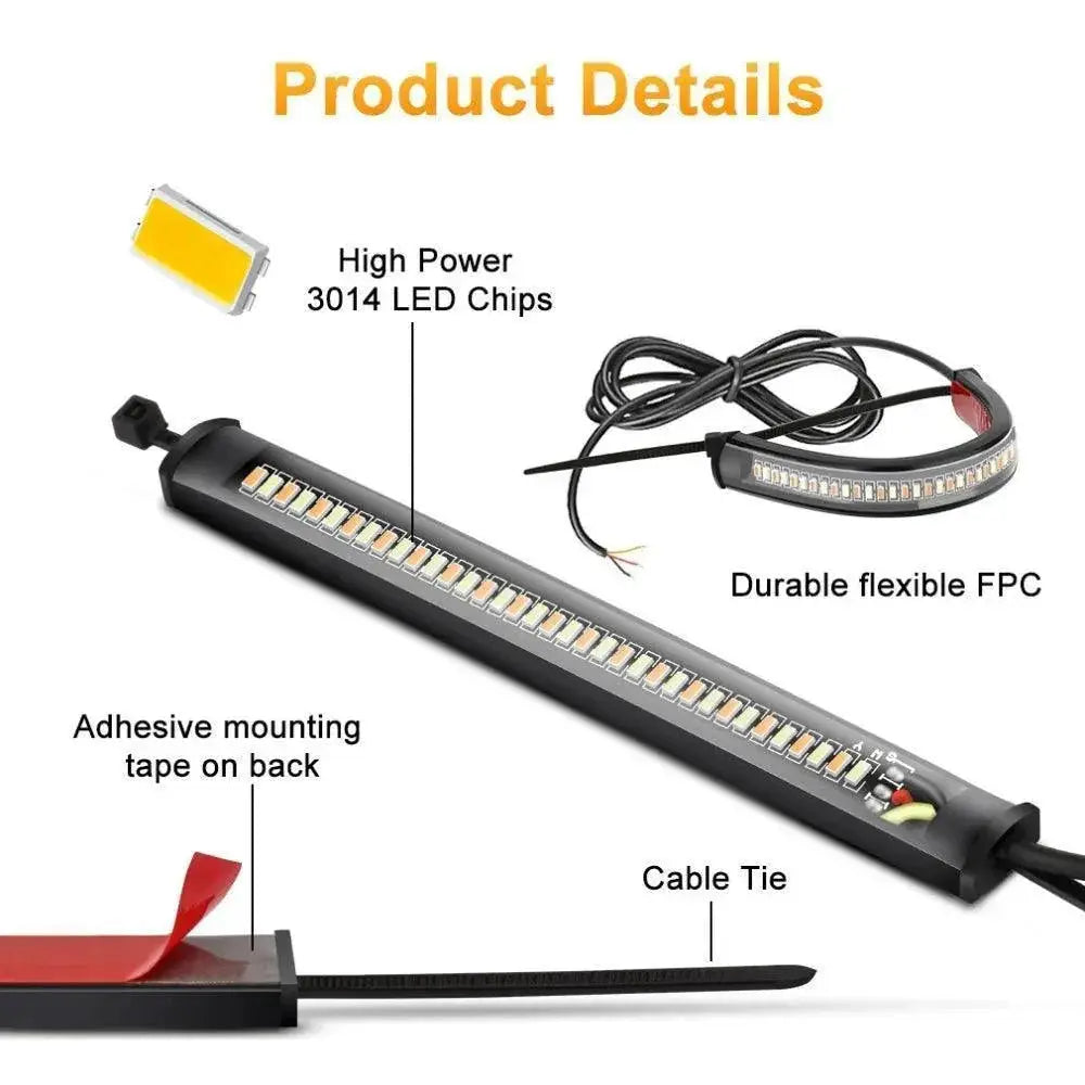 LED Motorcycle Signal Light And DRL Combo For Style Upgrade