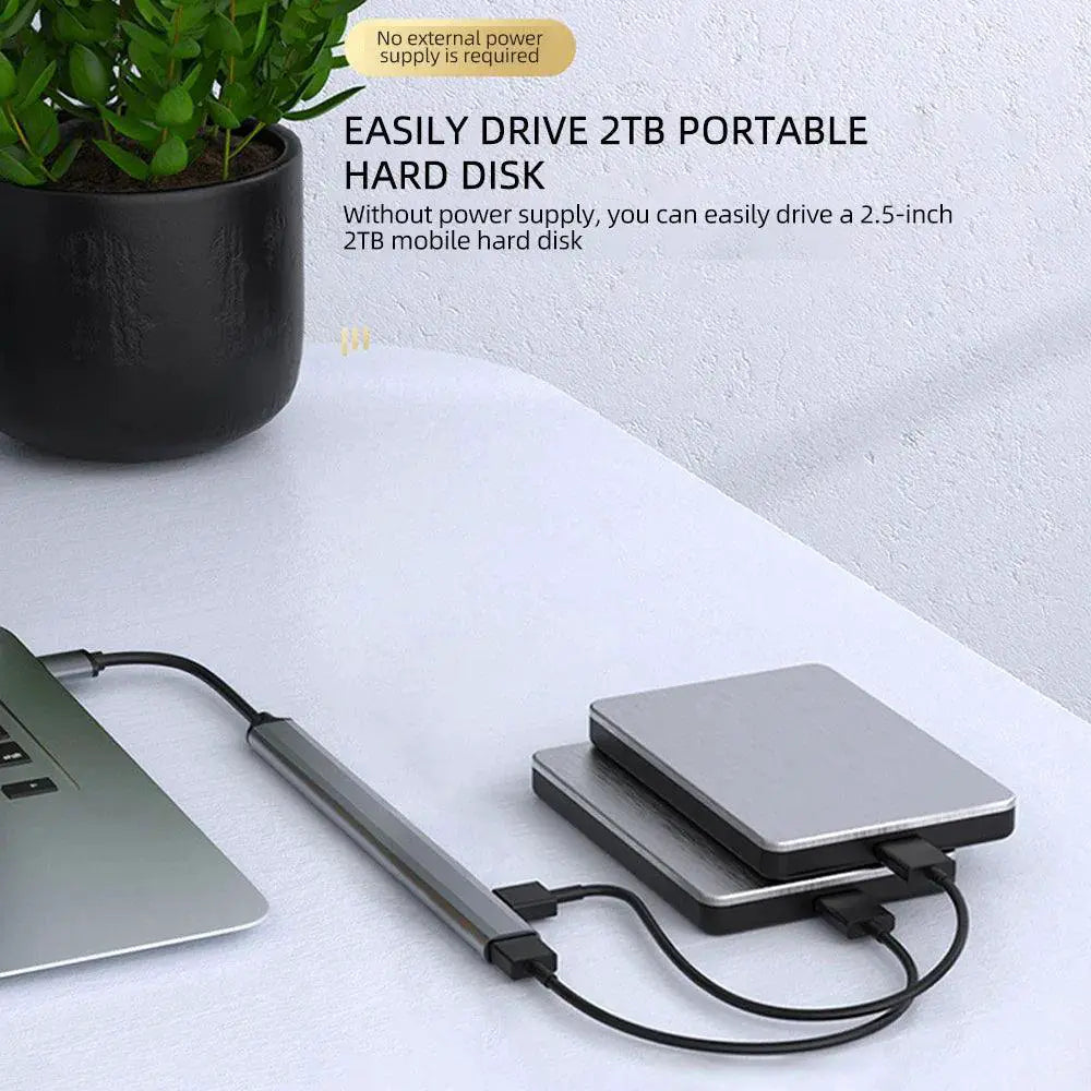 USB Hub Multiport Splitter 55Gbps Fast Data Transfer