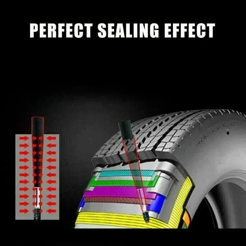 Vacuum Tyre Repair Nail Kit for Car and Motorcycle Use