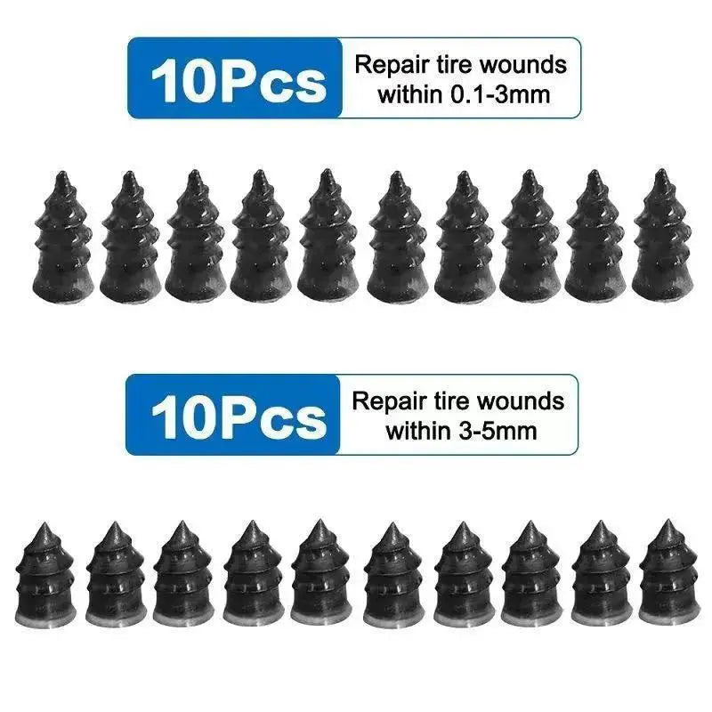 Vacuum Tyre Repair Nail Kit for Car and Motorcycle Use