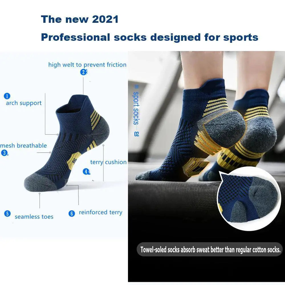 Ultimate Comfort Mens Running Socks Breathable Durable