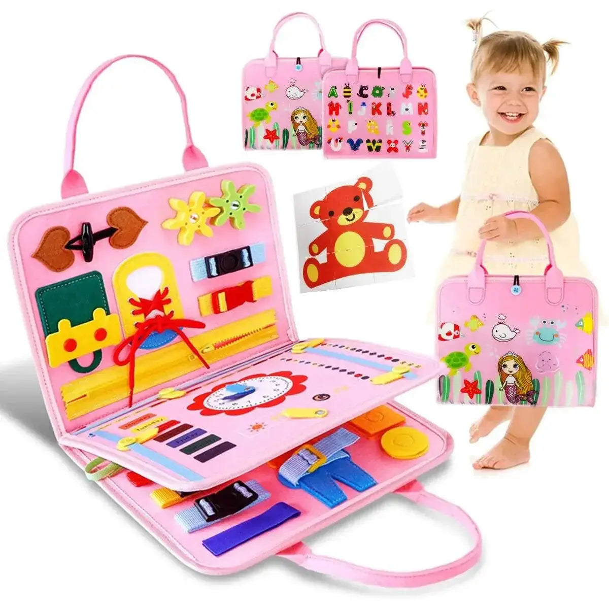 Montessori Busy Board For Toddler Development And Learning