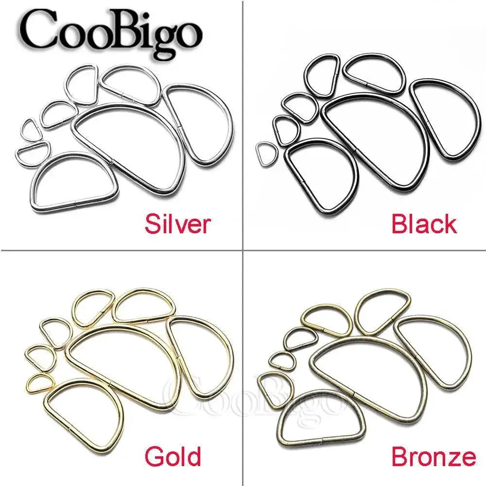 Zinc Alloy D Ring Buckle Set for DIY Crafting Projects