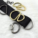 Zinc Alloy D Ring Buckle Set for DIY Crafting Projects