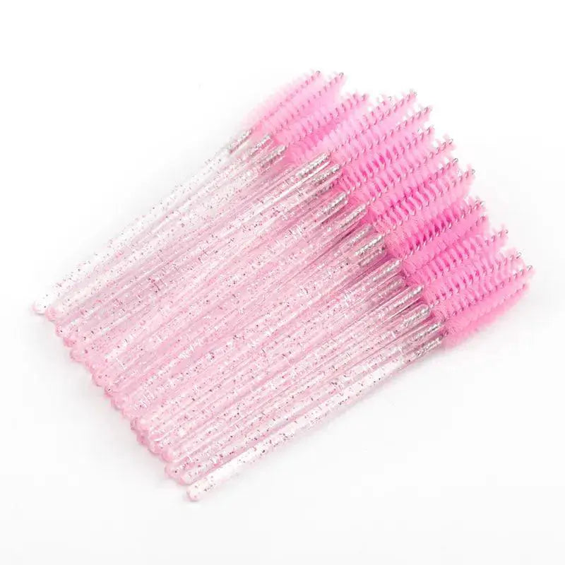 Disposable Mascara Wands Colorful Eyelash Brushes Set