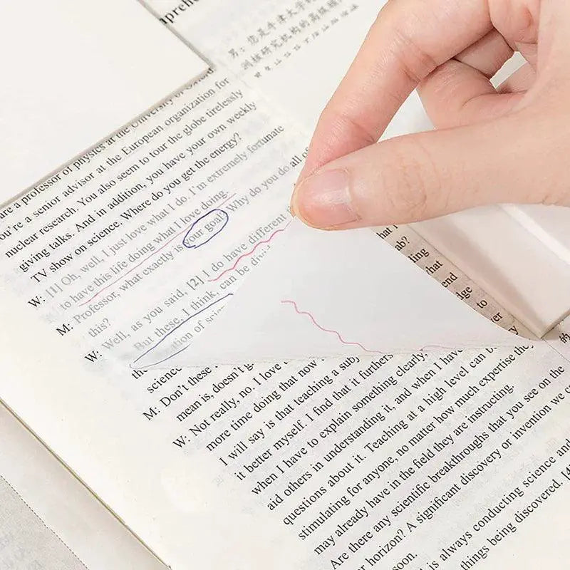 Creative Waterproof Transparent Sticky Note Pads for Office