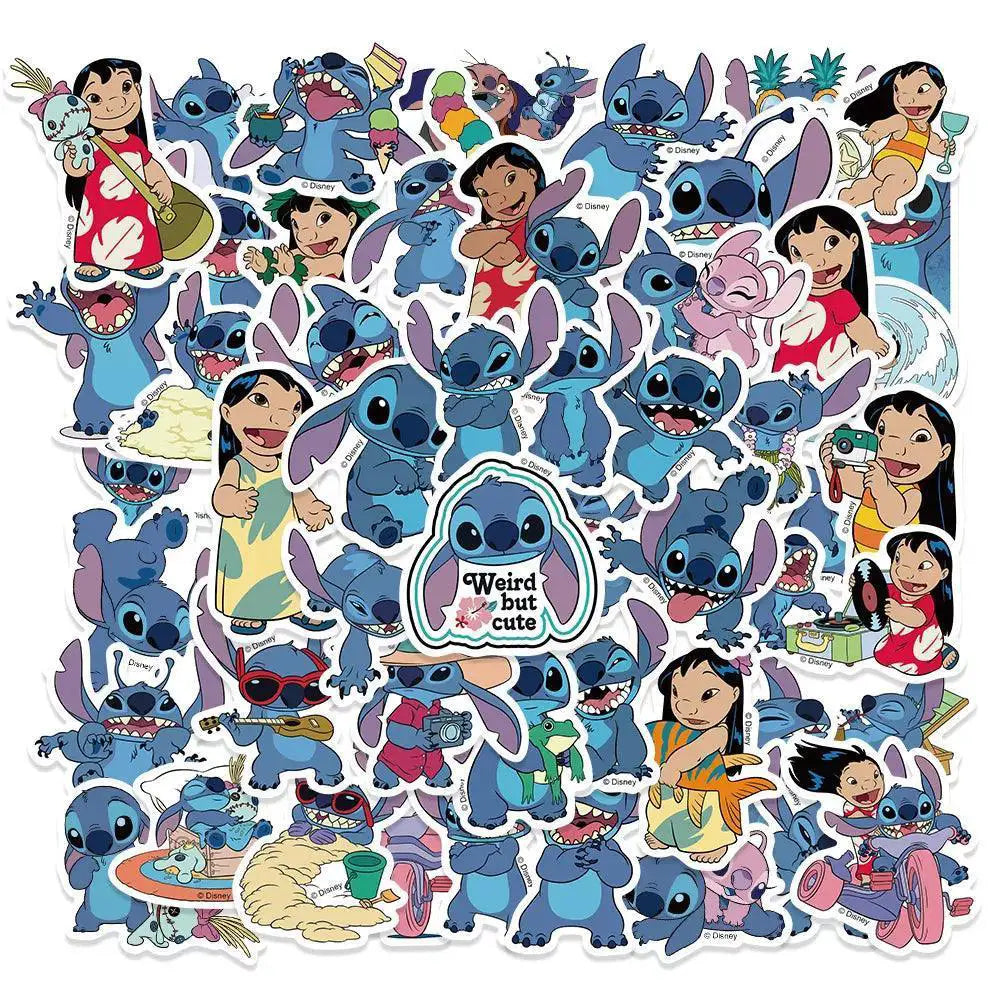 Lilo and Stitch Waterproof Sticker Set for DIY Projects