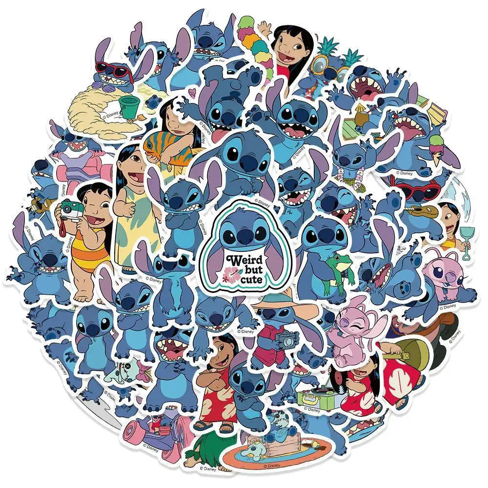 Lilo and Stitch Waterproof Sticker Set for DIY Projects
