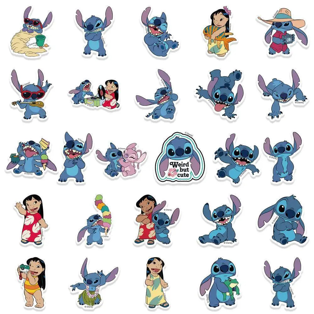 Lilo and Stitch Waterproof Sticker Set for DIY Projects