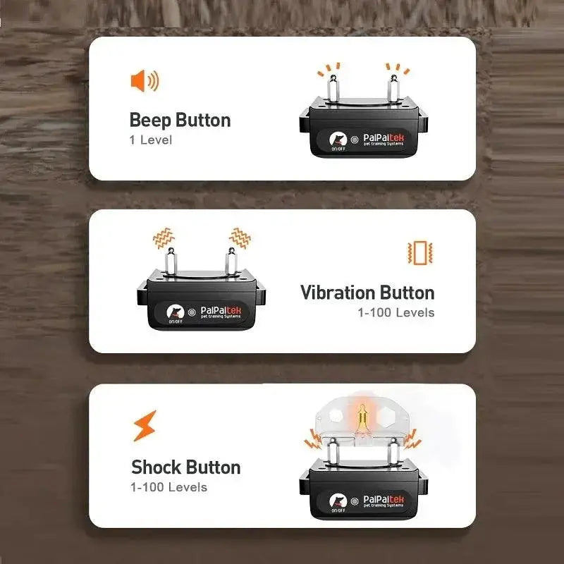 PaiPaitek Remote Dog Training Collar for Bark Control