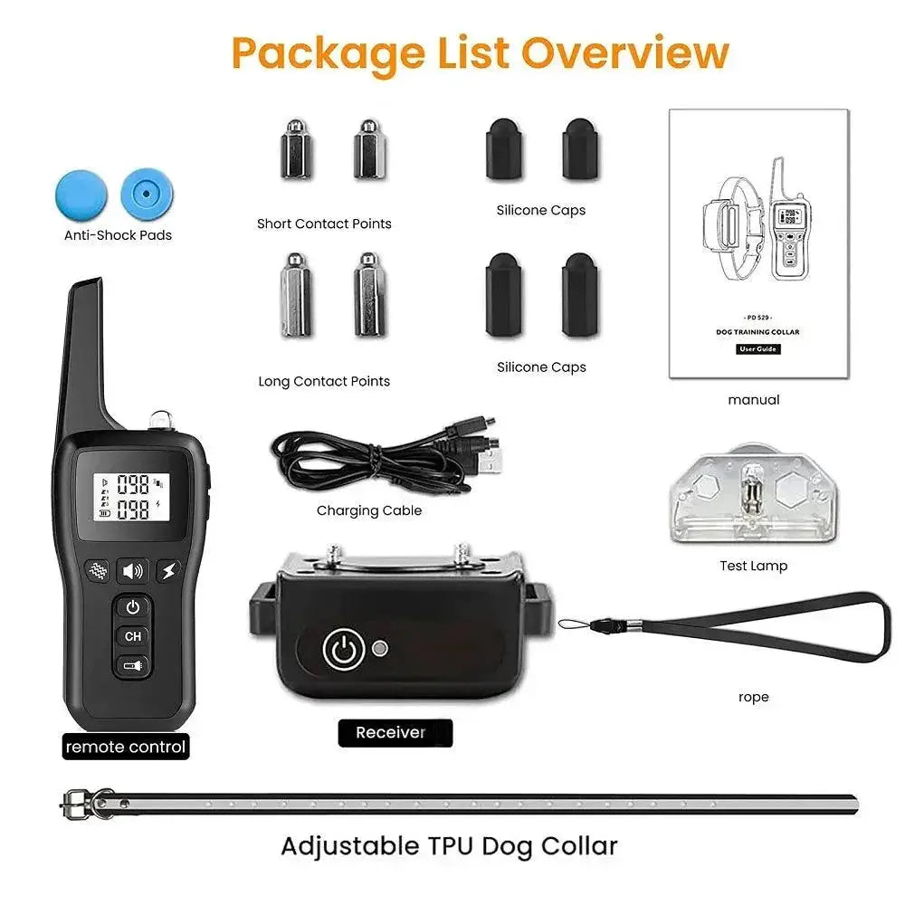 PaiPaitek Remote Dog Training Collar for Bark Control