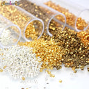 Metallic Glass Beads For DIY Jewelry And Craft Projects