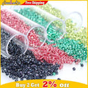 Metallic Glass Beads For DIY Jewelry And Craft Projects