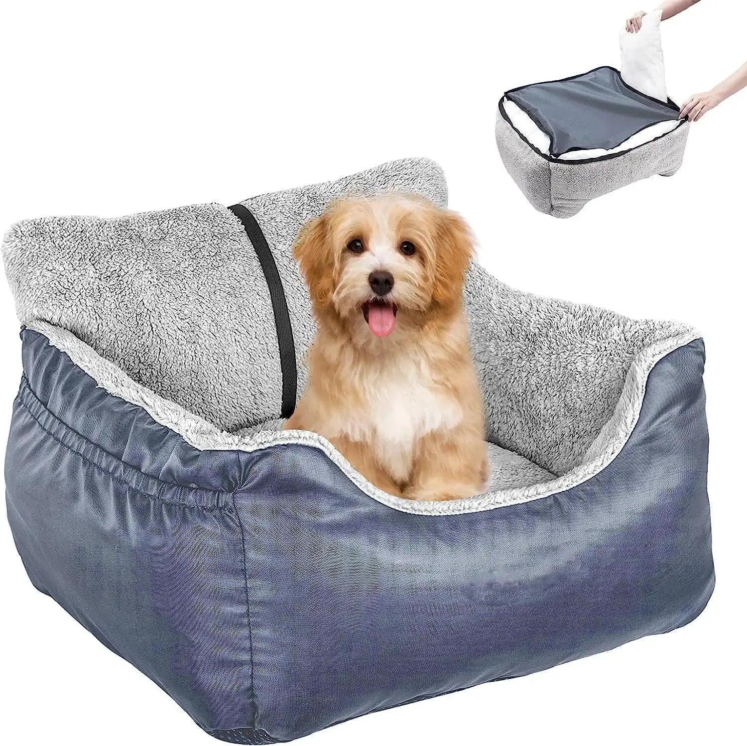 Dog Booster Car Seat Sturdy Washable Detachable Carrier