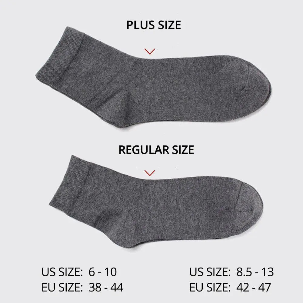 Ultimate Comfort Black Cotton Business Socks 10 Pack