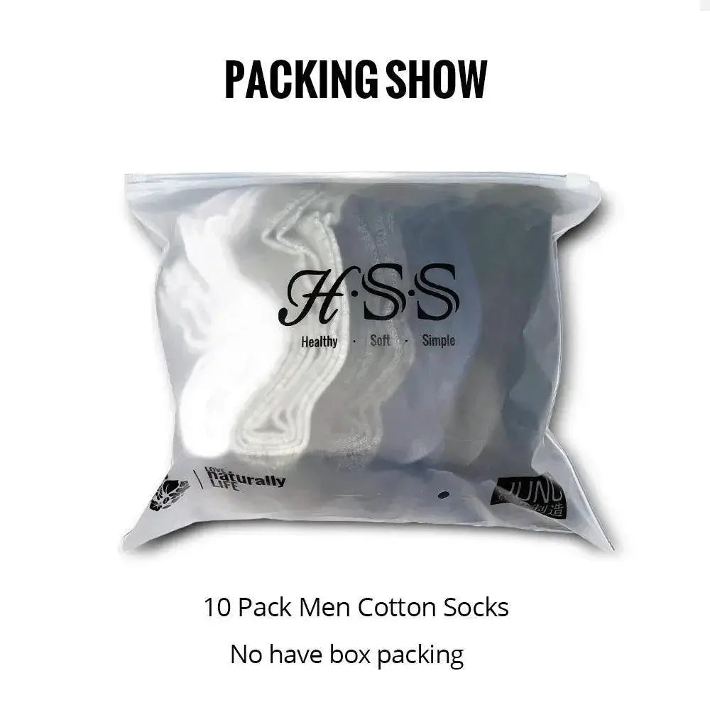 Ultimate Comfort Black Cotton Business Socks 10 Pack