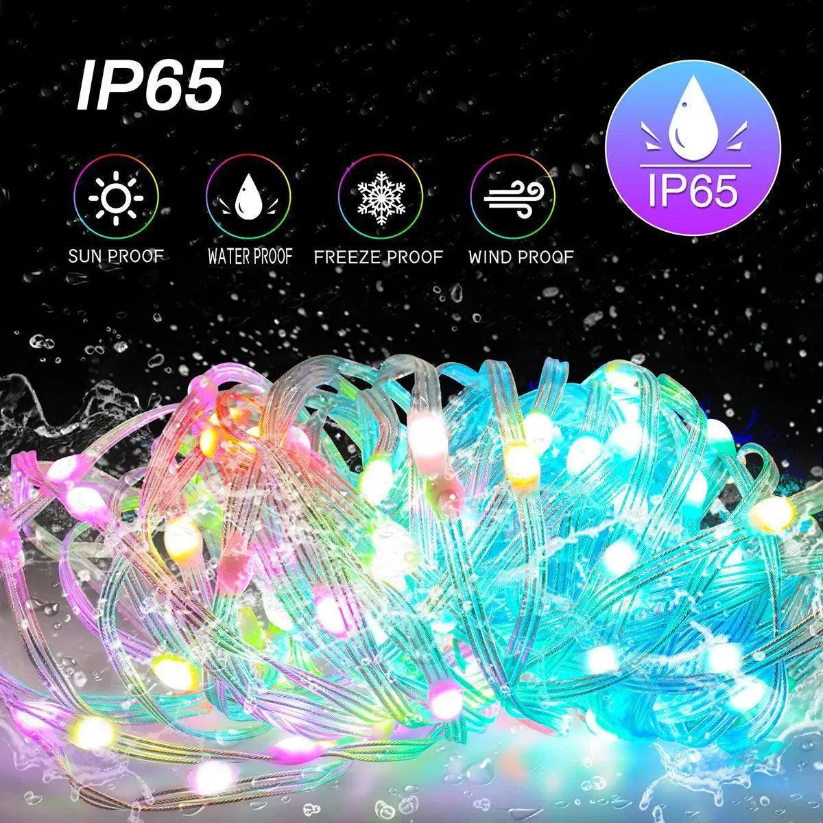 Smart Bluetooth LED Christmas Light Strip Bluetooth Control