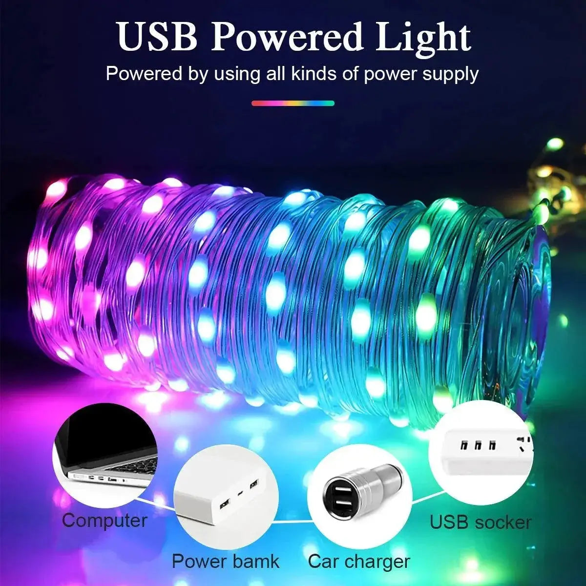 Smart Bluetooth LED Christmas Light Strip Bluetooth Control