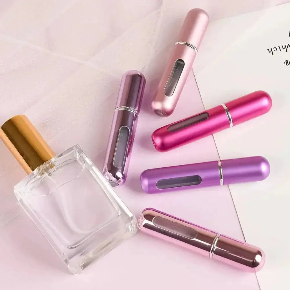 Travel Perfume Atomizer Stylish Mini Aluminum Spray Bottle