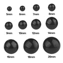 Black Plastic Safety Eyes 10mm for DIY Dolls and Crafts