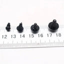 DIY Toy Making Craft Eyes Black Plastic Safety Set