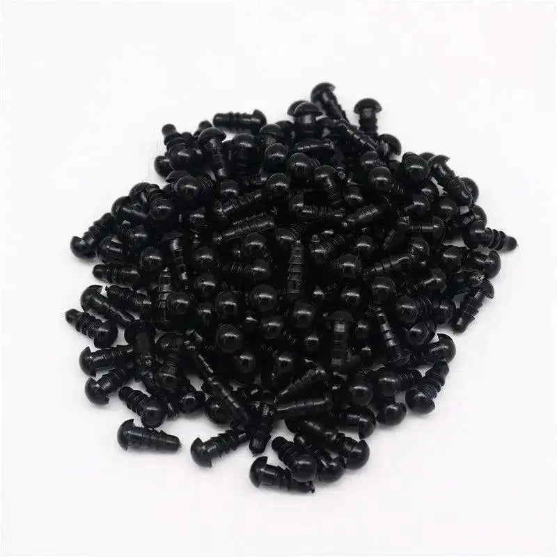 DIY Toy Making Craft Eyes Black Plastic Safety Set