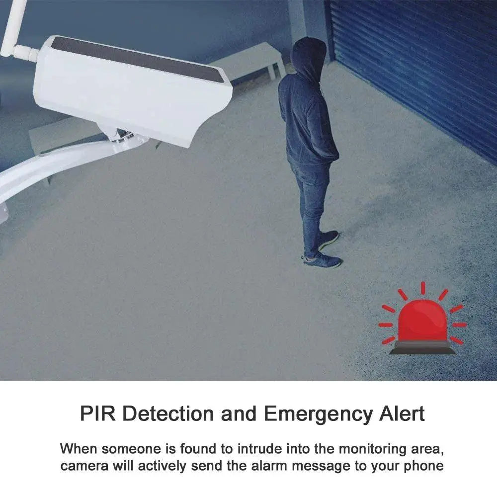 Smart Solar WiFi Camera Outdoor Security Motion Detection