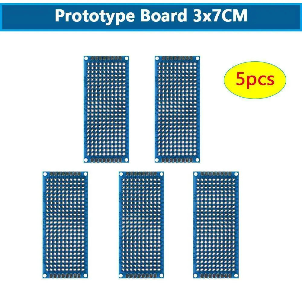 Blue Prototype Circuit Board Kit Bundle for Easy Experiments
