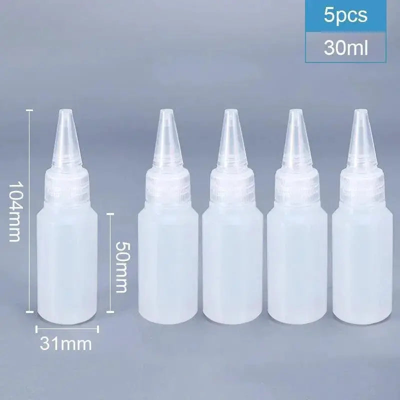Plastic Squeeze Bottles Leak Proof Sauce Condiments Crafts