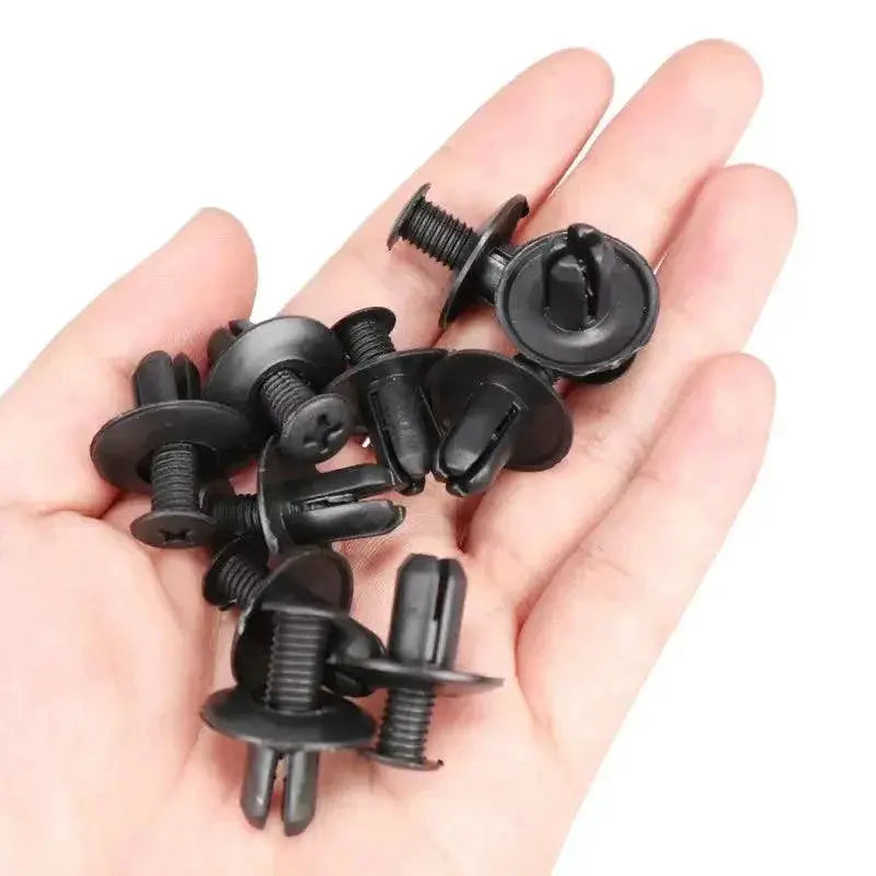Plastic Rivet Fasteners For Car Bumper Fender Clips 50 Pack