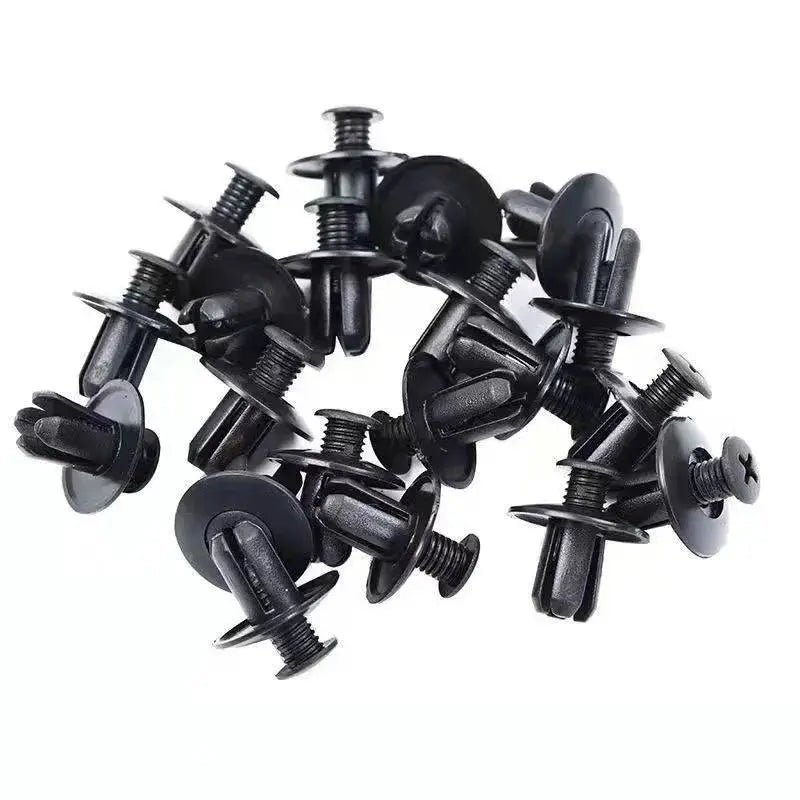 Plastic Rivet Fasteners For Car Bumper Fender Clips 50 Pack