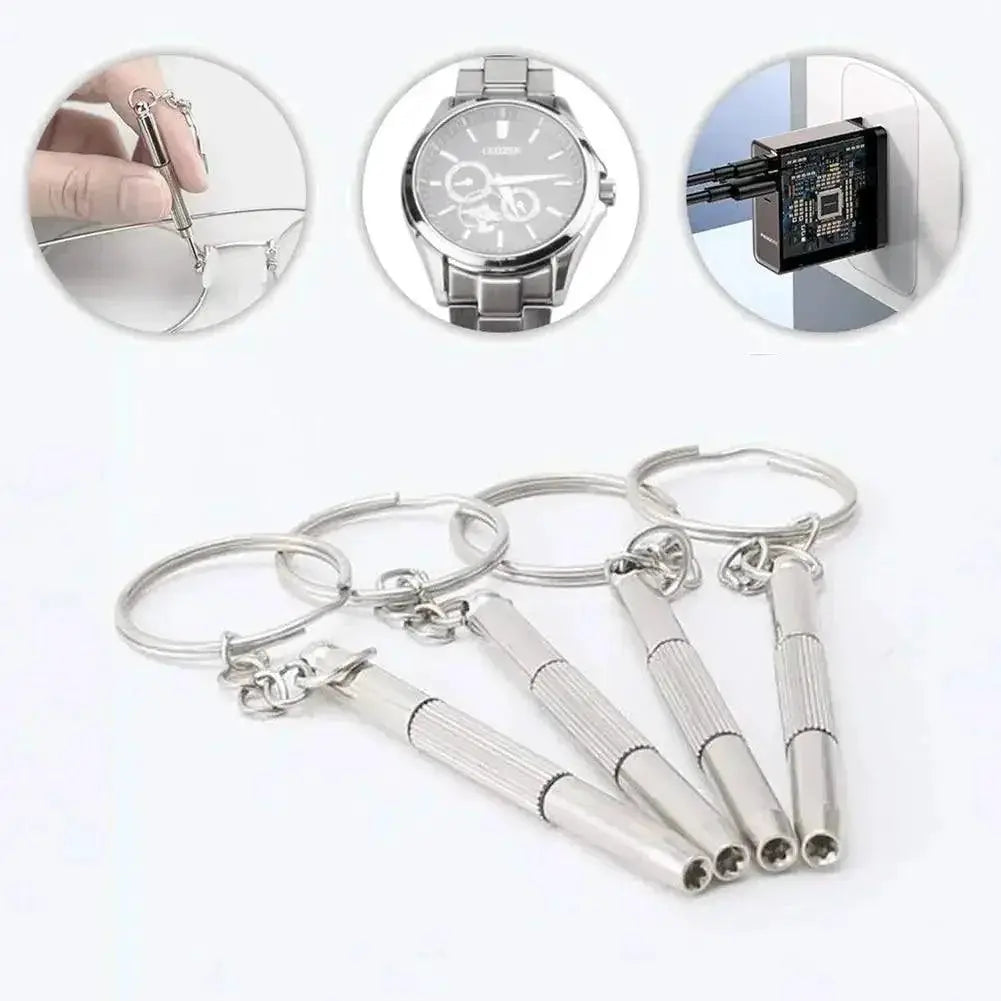 Precision Repair Kit Compact Steel Tool Set for Glasses