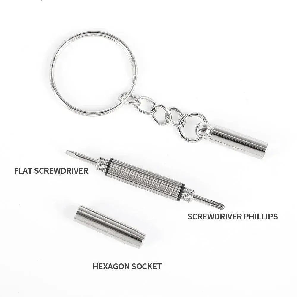 Precision Repair Kit Compact Steel Tool Set for Glasses