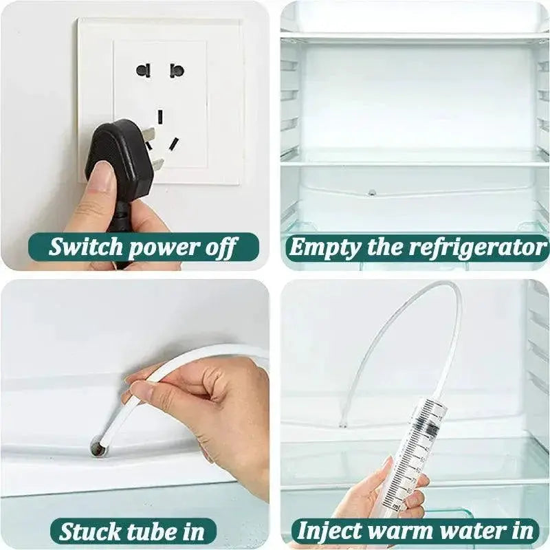 Refrigerator Drain Hole Kit For Efficient Cleaning