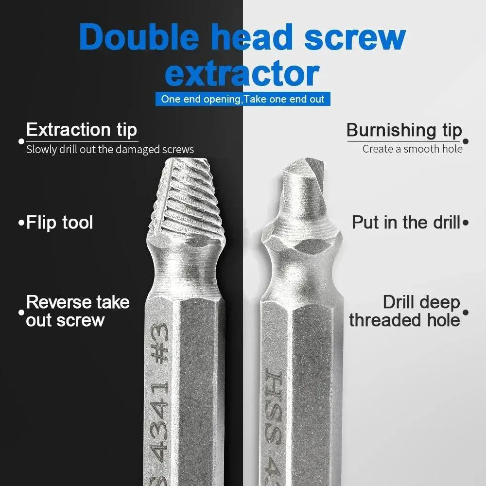 Screw Extractor Set Effortless Bolt Removal Tools Made Easy