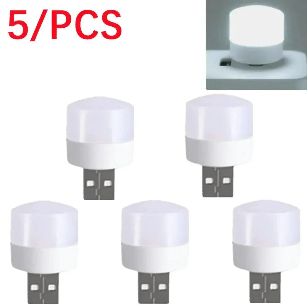 USB LED Plug Lamp Set for Bright Portable Travel Lighting