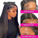 Tangle-Free Lace Front Wig for Long Hair