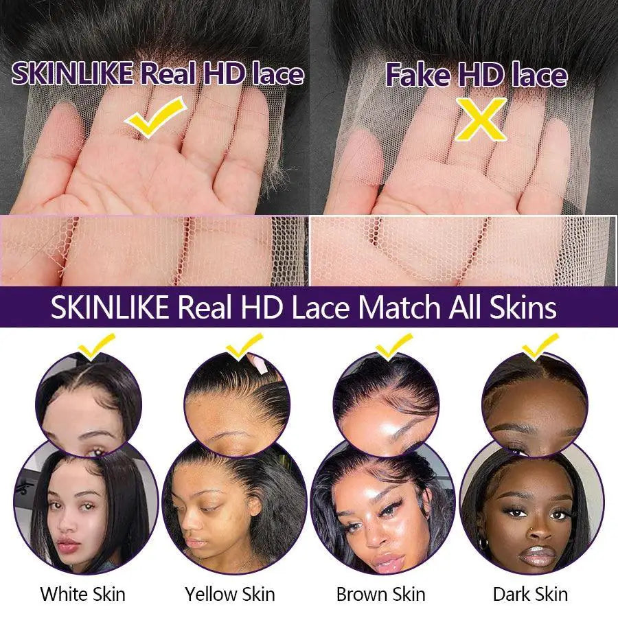 32 Inch Deep Wave HD Lace Frontal Wig 100 Percent Human Hair