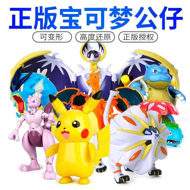 Pokemon Action Figures Collection Pikachu Mewtwo Gift Set