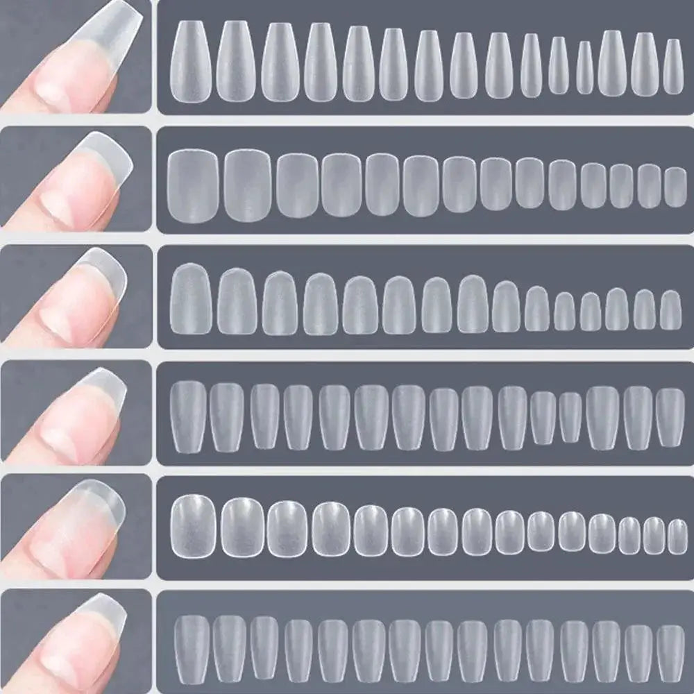 Chic Matte Gel False Nails With Long Lasting Matte Finish