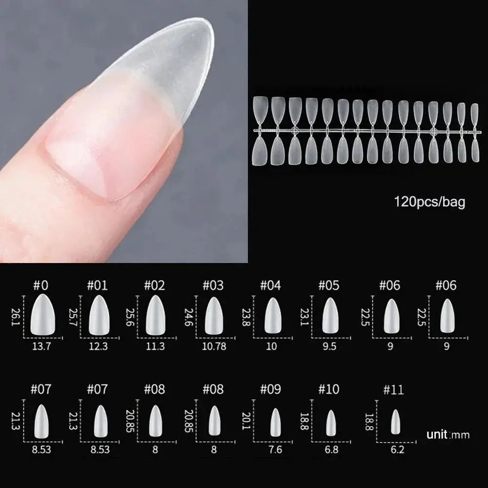 Chic Matte Gel False Nails With Long Lasting Matte Finish